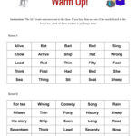 Pronunciation Bingo Warm Up Worksheet  Free Esl Printable And Esl Pronunciation Worksheets