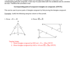 Proving Triangles Congruent And Cpctc For Triangle Congruence Worksheet 1 Answer Key