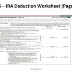 Pub 17 Chapter Pub 4012 Tab E Federal 1040Lines 2337  Ppt Download Regarding Ira Deduction Worksheet