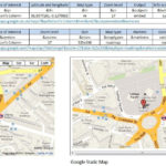 Put A Google Map In Your Spreadsheet – Ococarbon In Excel Spreadsheet To Map