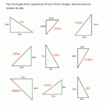 Pythagoras Theorem Questions With Pythagorean Theorem Worksheet Answers