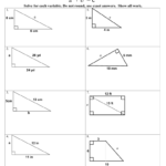 Pythagorean Theorem Worksheet Intended For Pythagorean Theorem Worksheet Answers