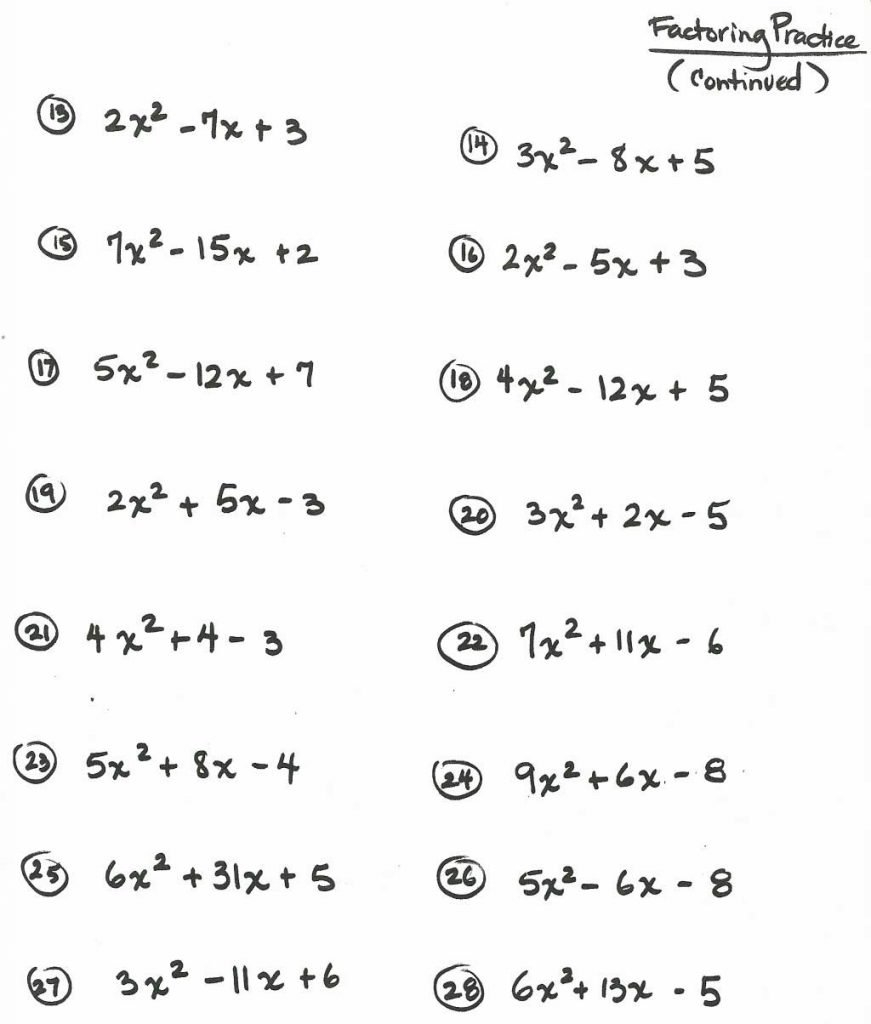 Quadratic Formula Worksheet 650764  Quadratic Equation Worksheet Regarding 9Th Grade Math Worksheets With Answer Key