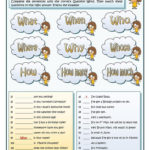 Question Words Worksheet  Free Esl Printable Worksheets Made For Question Words Worksheet