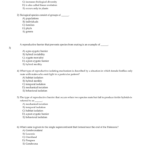 Quiz 2 1 1 1 Nonbranching Evolution  1 A 1 Results In Together With Reproductive Barriers Worksheet Answers