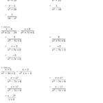 Quiz  Worksheet  Adding  Subtracting Rational Expressions In Rational Expressions Worksheet Algebra 2