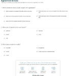 Quiz  Worksheet  Adjectives Adverbs Nouns  Agreement Errors With Identify Nouns And Adjectives Worksheets