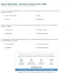 Quiz  Worksheet  American Culture In The 1960S  Study With The Sixties The Years That Shaped A Generation Worksheet
