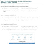 Quiz  Worksheet  Articles Of Confederation Northwest Ordinance Regarding Articles Of Confederation Worksheet