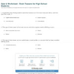 Quiz  Worksheet  Brain Teasers For High School Students  Study For Brain Teasers Worksheet Answers