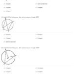 Quiz  Worksheet  Central And Inscribed Angles  Study Pertaining To 9 4 Practice Worksheet Inscribed Angles