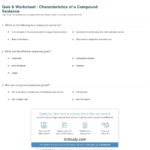 Quiz  Worksheet  Characteristics Of A Compound Sentence  Study Or Compound Sentences Worksheet With Answers