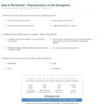Quiz  Worksheet  Characteristics Of The Geosphere  Study Throughout Layers Of The Earth Worksheets Middle School