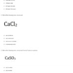 Quiz  Worksheet  Chemical Nomenclature  Inorganic Compounds Regarding Chemistry Nomenclature Worksheet Answers