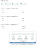 Quiz  Worksheet  Composition Of Functions  Study Also Composite Function Worksheet Answers