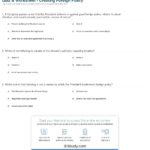 Quiz  Worksheet  Creating Foreign Policy  Study Inside Interest Groups Worksheet Answers
