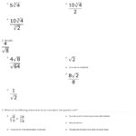 Quiz  Worksheet  Dividing Radical Expressions  Study Within Simplifying Radical Expressions Worksheet