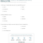 Quiz  Worksheet  Effect Of Point Mutations Insertions  Deletions With Gene And Chromosome Mutation Worksheet Answer Key