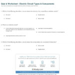 Quiz  Worksheet  Electric Circuit Types  Components  Study With Regard To Electric Circuits Worksheet Answer Key