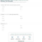 Quiz  Worksheet  Estimating The Sum  Difference Between Two Within Estimating Sums And Differences Worksheets