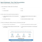 Quiz  Worksheet  Fairy Tale Characteristics  Study As Well As Fairy Tale Worksheets