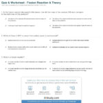 Quiz  Worksheet  Fission Reaction  Theory  Study Inside Fission And Fusion Worksheet
