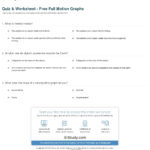 Quiz  Worksheet  Free Fall Motion Graphs  Study For Motion Graphs Worksheet