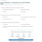 Quiz  Worksheet  Free Response On The Ap Chemistry Exam  Study Also Ap Chemistry Worksheets With Answers