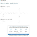 Quiz  Worksheet  Function Notation  Study Regarding Evaluating Functions Worksheet Algebra 2 Answers