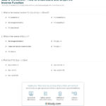 Quiz  Worksheet  How To Understand And Graph The Inverse Function Also Understanding Graphing Worksheet