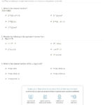 Quiz  Worksheet  How To Write The Inverse Of Logarithmic Functions Also Graphing Inverse Functions Worksheet