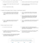 Quiz  Worksheet  Kinetic  Potential Energy Of Simple Harmonic Along With Gravitational Potential Energy Worksheet With Answers