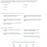 Quiz  Worksheet  Lab For Heat Of Water  Metals  Study In Specific Heat Practice Worksheet
