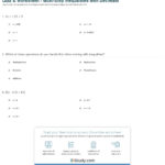 Quiz  Worksheet  Multistep Inequalities With Decimals  Study For Solving Multi Step Inequalities Worksheet