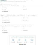 Quiz  Worksheet  Nutrition Health And Safety In Early Childhood Inside Nutrition Worksheets Pdf