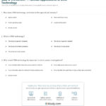 Quiz  Worksheet  Practical Applications Of Dna Technology  Study Or Dna Worksheet Answer Key
