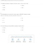 Quiz  Worksheet  Practice With Mean Median Mode  Range  Study Throughout Mean Mode Median And Range Worksheet Answers