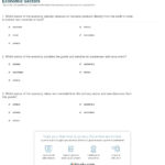 Quiz  Worksheet  Primary Secondary  Tertiary Economic Sectors Throughout High School Economics Worksheets