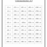Quiz Worksheet Principal Square Root Math Worksheets Rare Roots And For Estimating Square Roots Worksheet