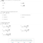 Quiz  Worksheet  Solving Quadratics With Complex Numbers As The Together With Solving Quadratic Equations With Complex Solutions Worksheet