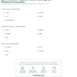 Quiz  Worksheet  Spanish Practice Greetings And Phrases In For Basic English For Spanish Speakers Worksheets