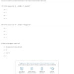Quiz  Worksheet  Square Roots Of Negative Numbers Practice Inside Estimating Square Roots Worksheet