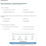 Quiz  Worksheet  Student Marketing Games  Study Throughout Marketing Vocabulary Worksheet