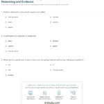 Quiz  Worksheet  Supporting Your Written Claims With Reasoning And For Claim Evidence Reasoning Worksheets