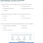 Quiz  Worksheet  The Cask Of Amontillado  Study Or The Cask Of Amontillado Worksheet