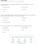 Quiz & Worksheet   The Fundamental Principles Of Accounting | Study.com As Well As Accounting Worksheet