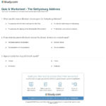 Quiz  Worksheet  The Gettysburg Address  Study Also Gettysburg Address Worksheet