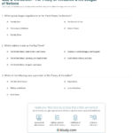 Quiz  Worksheet  The Treaty Of Versailles  The League Of Nations For The Treaty Of Versailles Worksheet Answers
