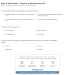 Quiz  Worksheet  Themes In Renaissance Art  Study Throughout David And Goliath Worksheets