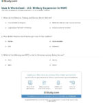 Quiz  Worksheet  Us Military Expansion In Wwii  Study Together With World War Ii Worksheets